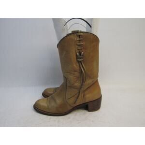 Miss CAPEZIO Womens Size 7.5 M Brown Leather Cowboy Western Boots